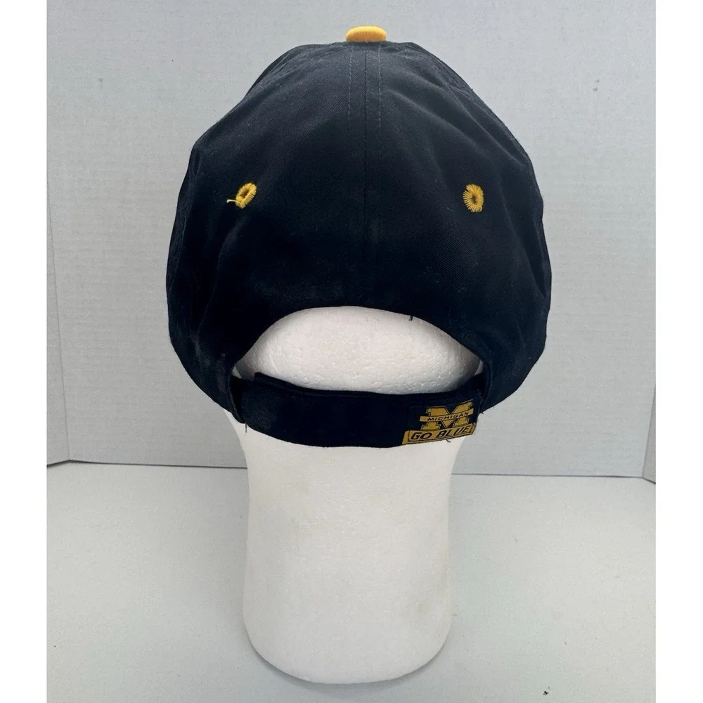 Michigan Wolverines Adjustable Hat Cap Go Blue/Maize One Size Captivating‎